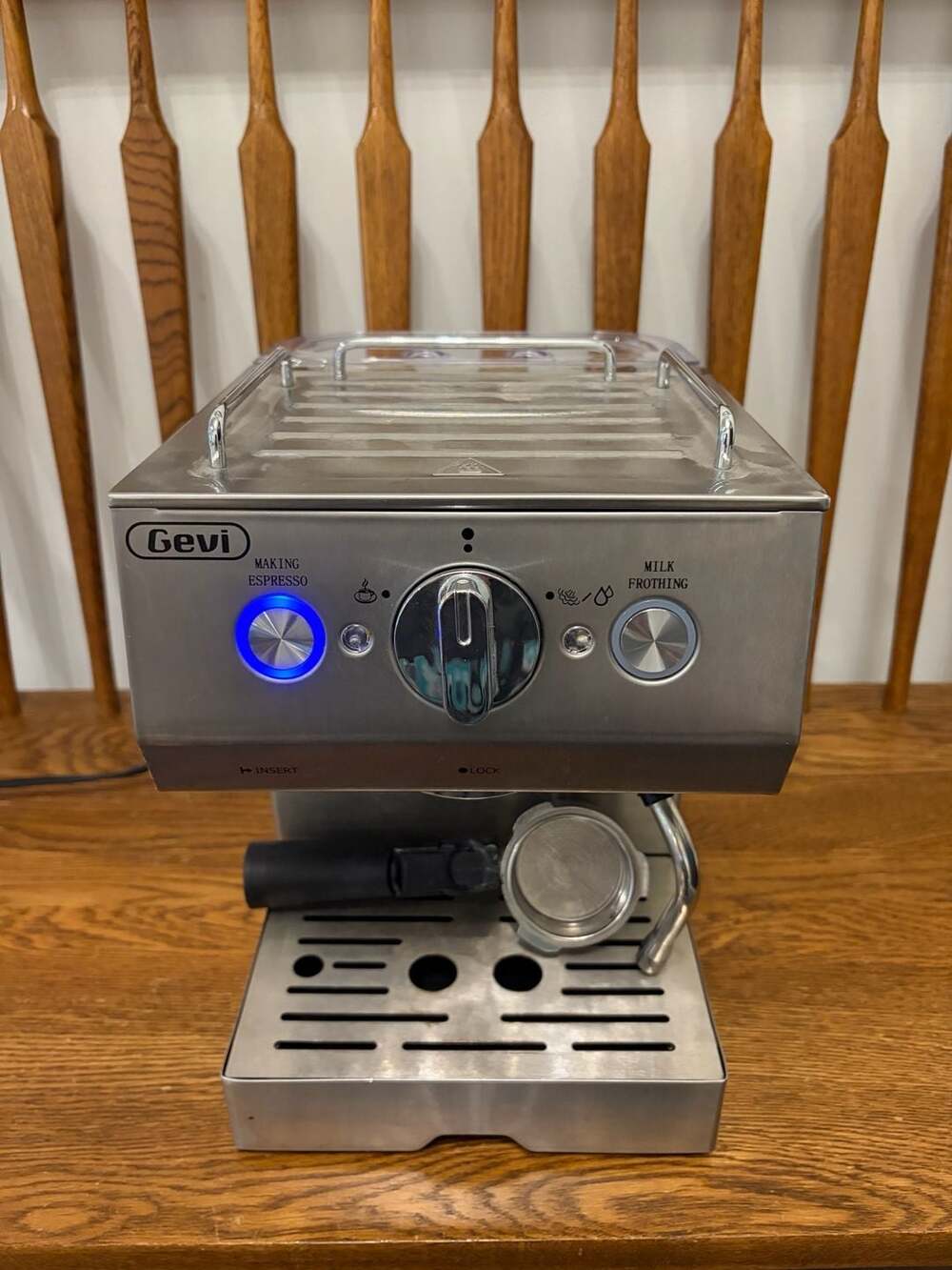 Gevi GECME003D-U Espresso Machine Stainless Steel Coffee Maker